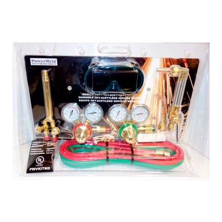 Powerweld Inc Powerweld Cutting/Welding Outfit Medium Duty Victor Style PWVKITMD